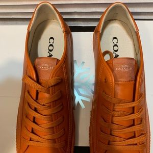 Coach Men’s leather shoes *New*